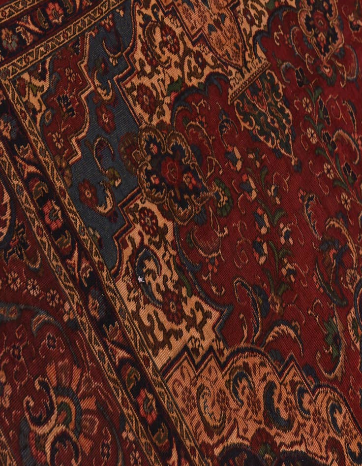 Detail image of 9' 9 x 13'  Hand Knotted Tabriz Persian Wool Rug