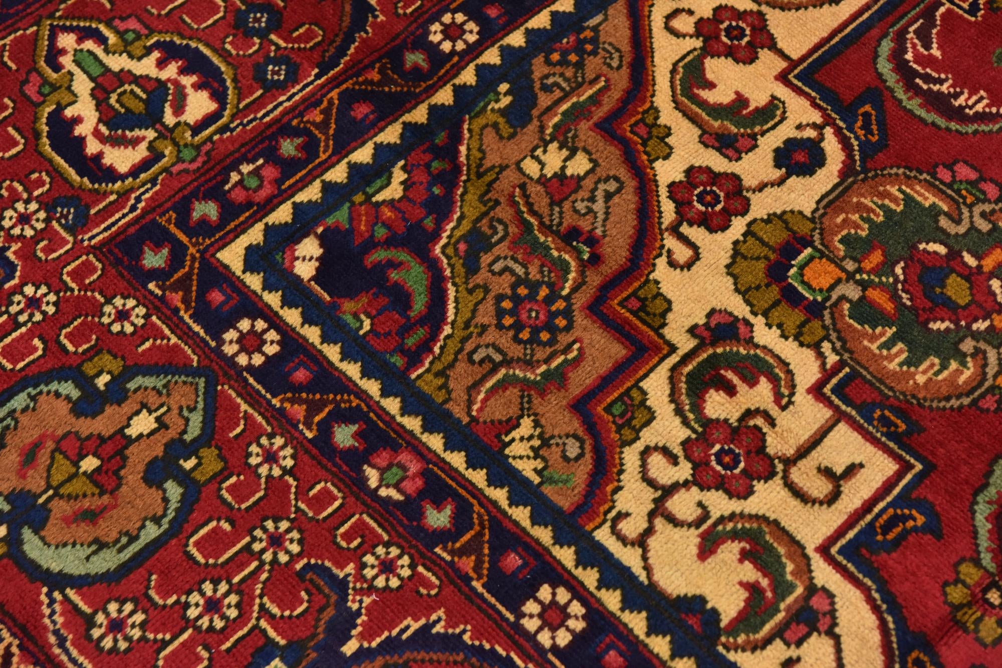 9' 6 x 13' Hand Knotted Tabriz Persian Wool Rug