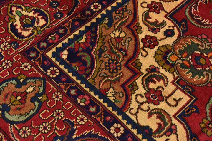 9' 6 x 13' Hand Knotted Tabriz Persian Wool Rug