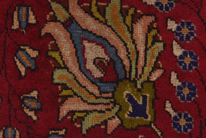 6' 8 x 9' Hand Knotted Tabriz Persian Wool Rug