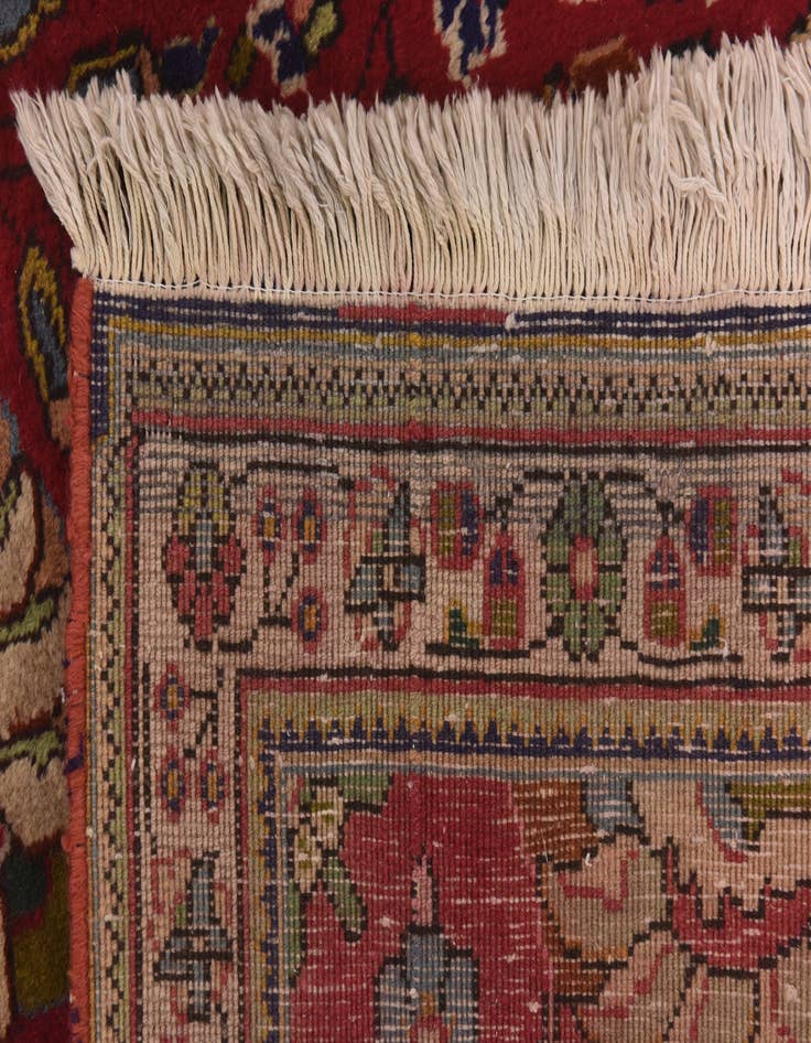 Detail image of 6' 8 x 9' Hand Knotted Tabriz Persian Wool Rug