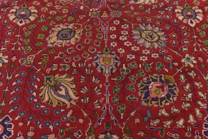 6' 8 x 9' Hand Knotted Tabriz Persian Wool Rug