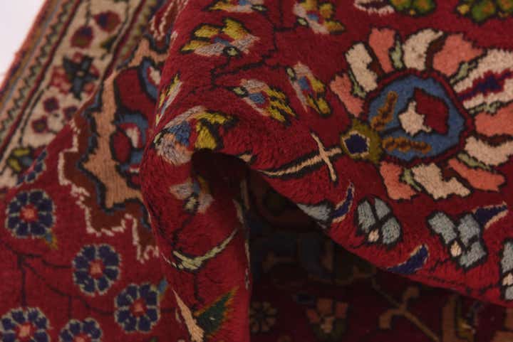 6' 8 x 9' Hand Knotted Tabriz Persian Wool Rug