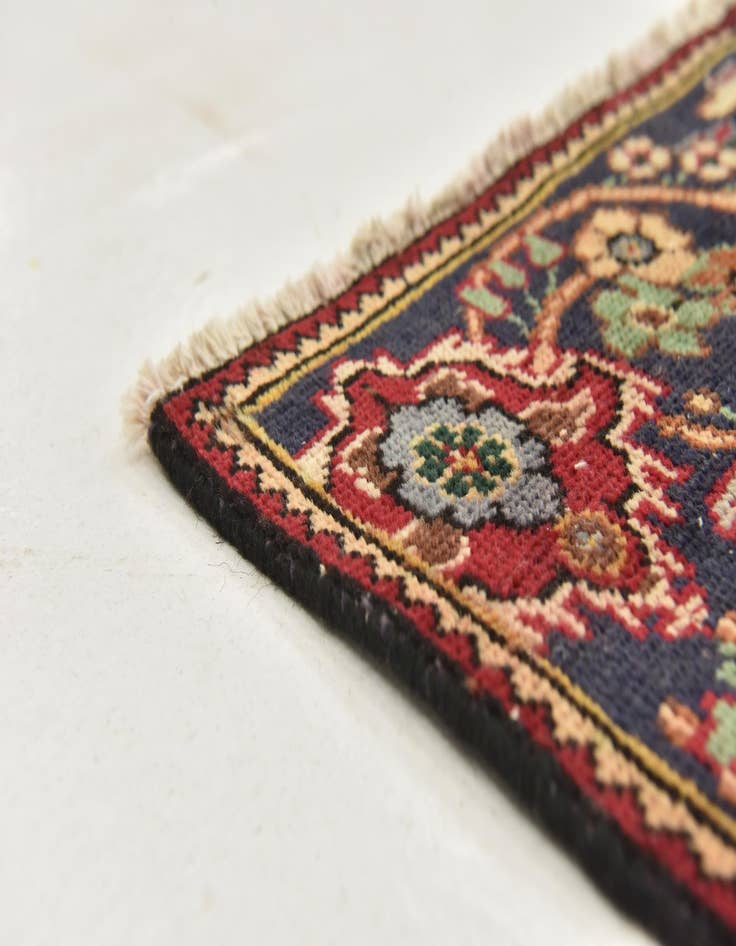 Detail image of 6' 4 x 9' 7 Hand Knotted Tabriz Persian Wool Rug