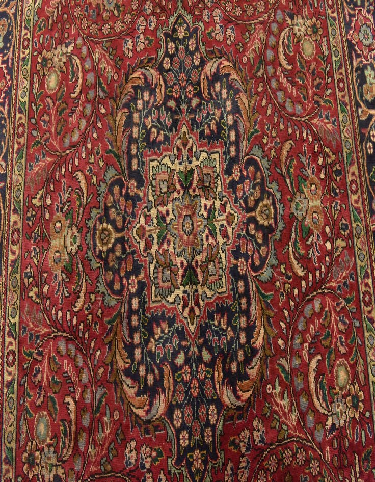 Detail image of 6' 4 x 9' 7 Hand Knotted Tabriz Persian Wool Rug