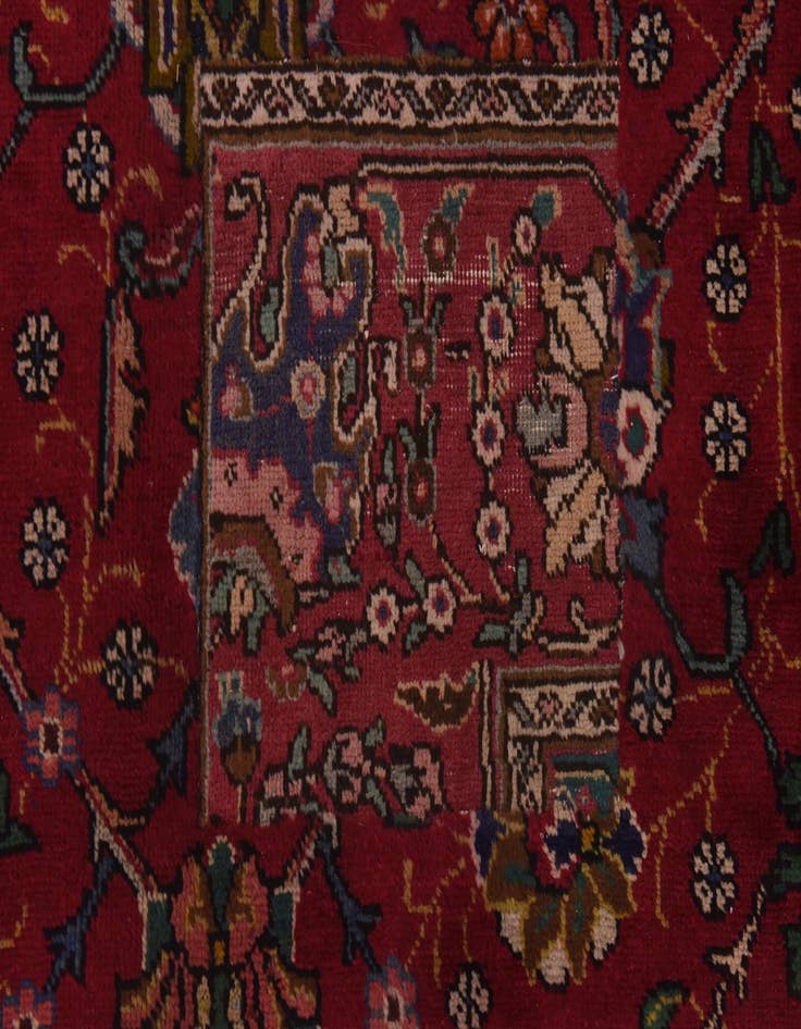 Detail image of 9' 7 x 12' 7 Hand Knotted Tabriz Persian Wool Rug