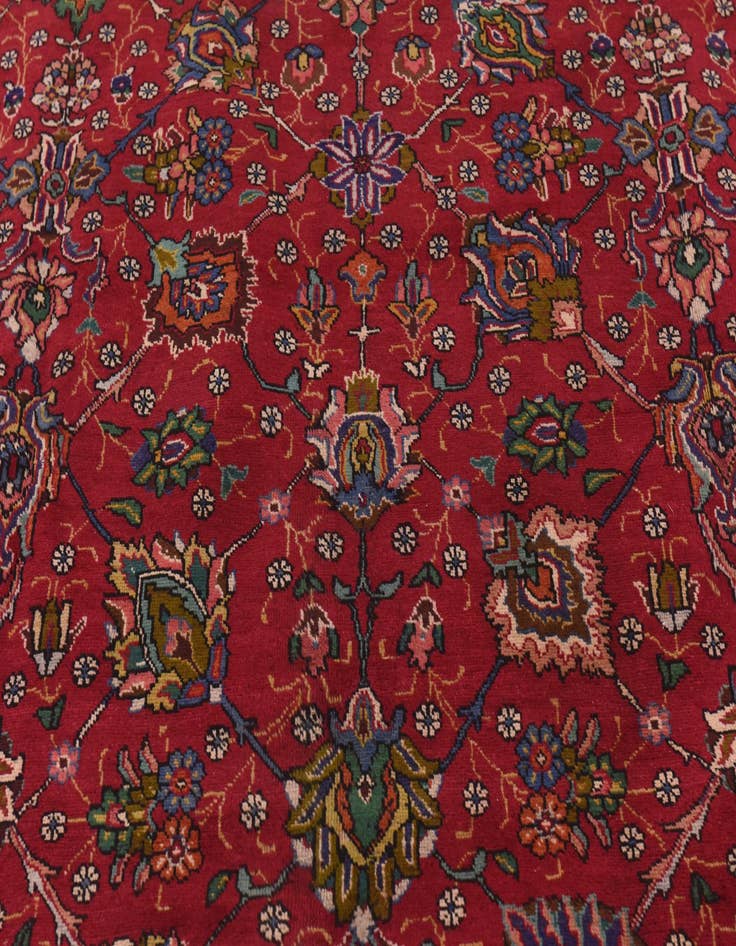 Detail image of 9' 7 x 12' 7 Hand Knotted Tabriz Persian Wool Rug