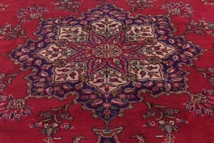 9' 7 x 12' 9 Hand Knotted Tabriz Persian Wool Rug