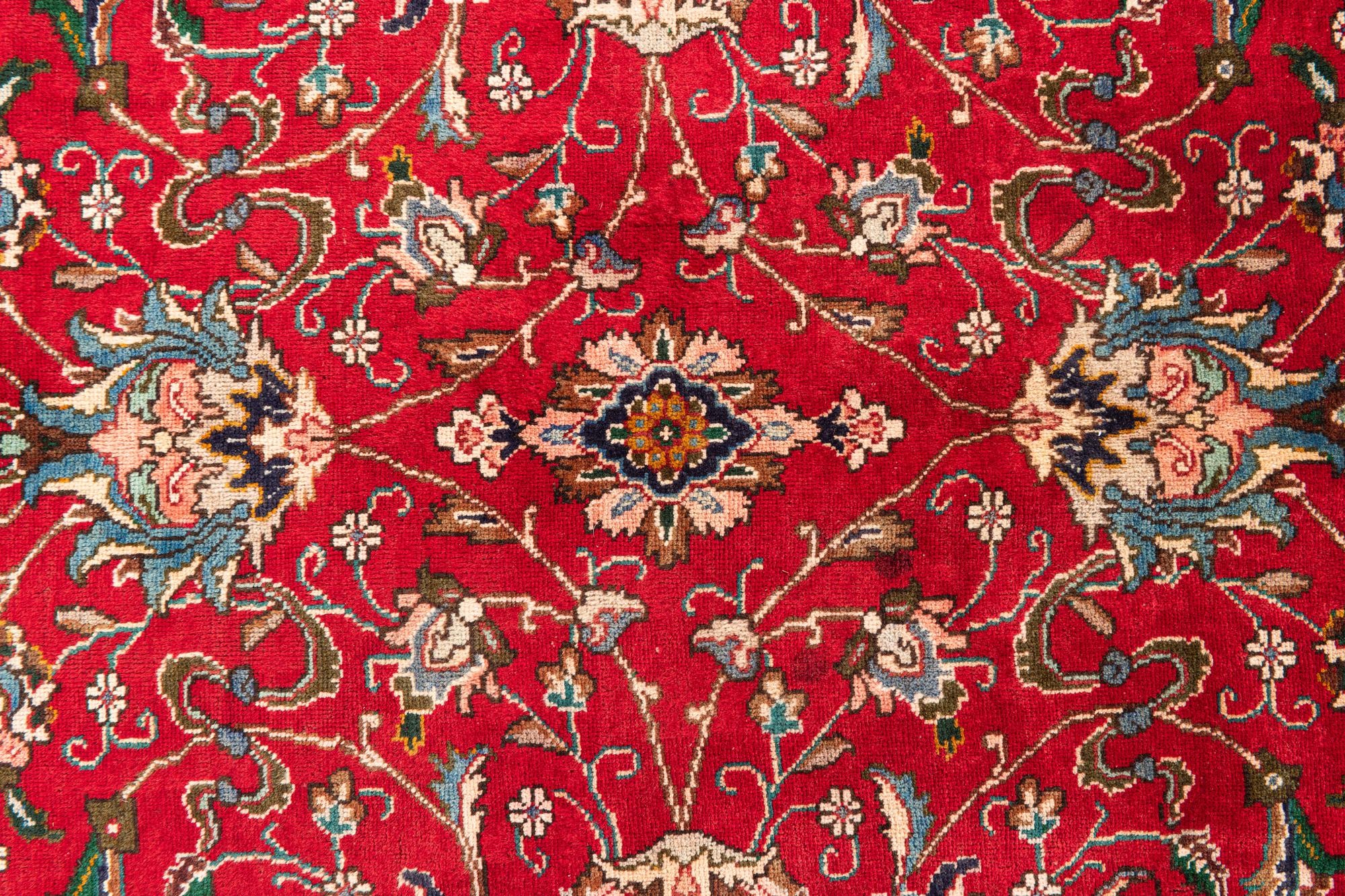 9' 8 x 12' 6 Hand Knotted Tabriz Persian Wool Rug