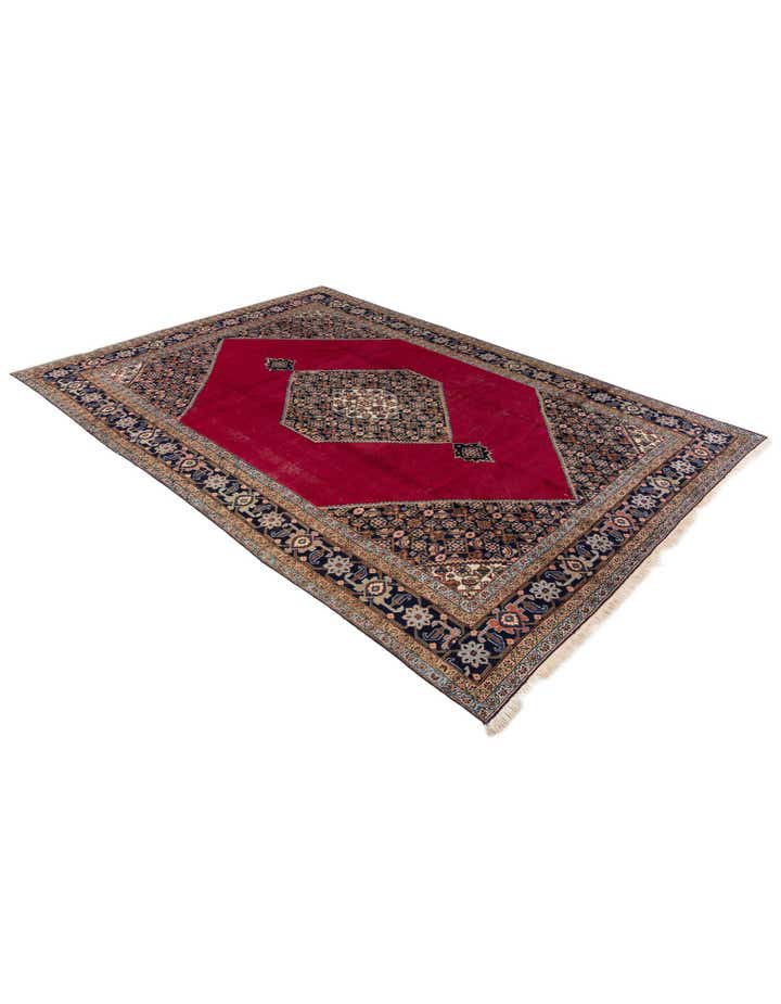 7' 4 x 10' 9 Hand Knotted Tabriz Persian Wool Rug