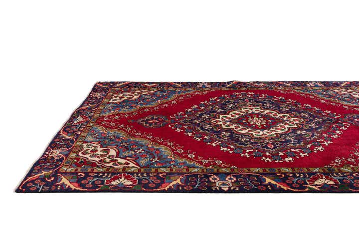 6' 4 x 8' 10 Hand Knotted Tabriz Persian Wool Rug