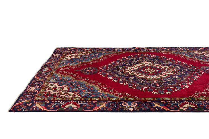 Detail image of 6' 4 x 8' 10 Hand Knotted Tabriz Persian Wool Rug