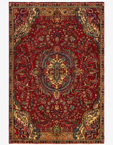 5' 2 x 7' 8 Tabriz Rug
