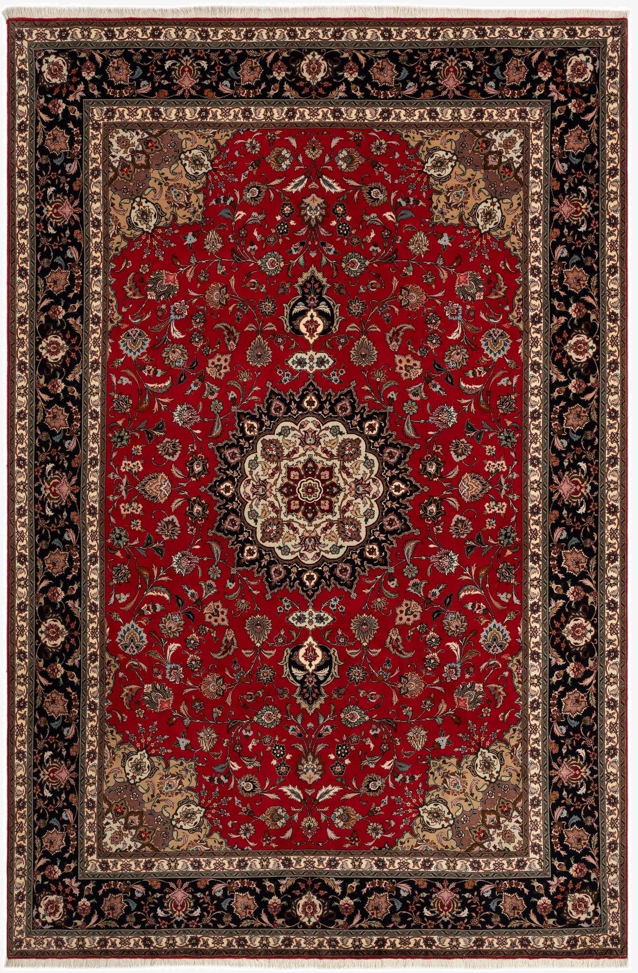 Primary image 6' 7 x 10' Tabriz Rug