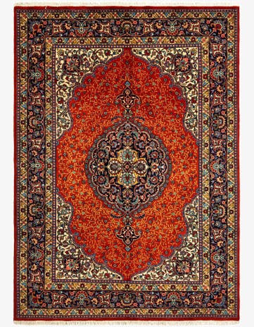 7' x 9' 8 Tabriz Wool Rug