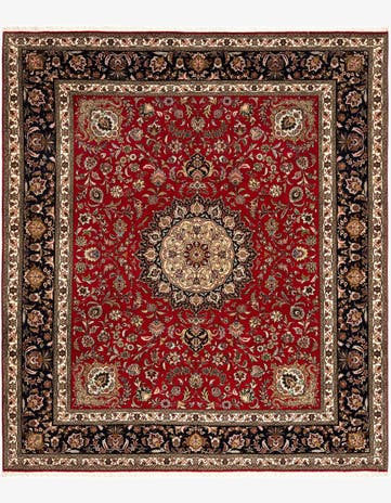 8' x 9' 3 Tabriz Rug