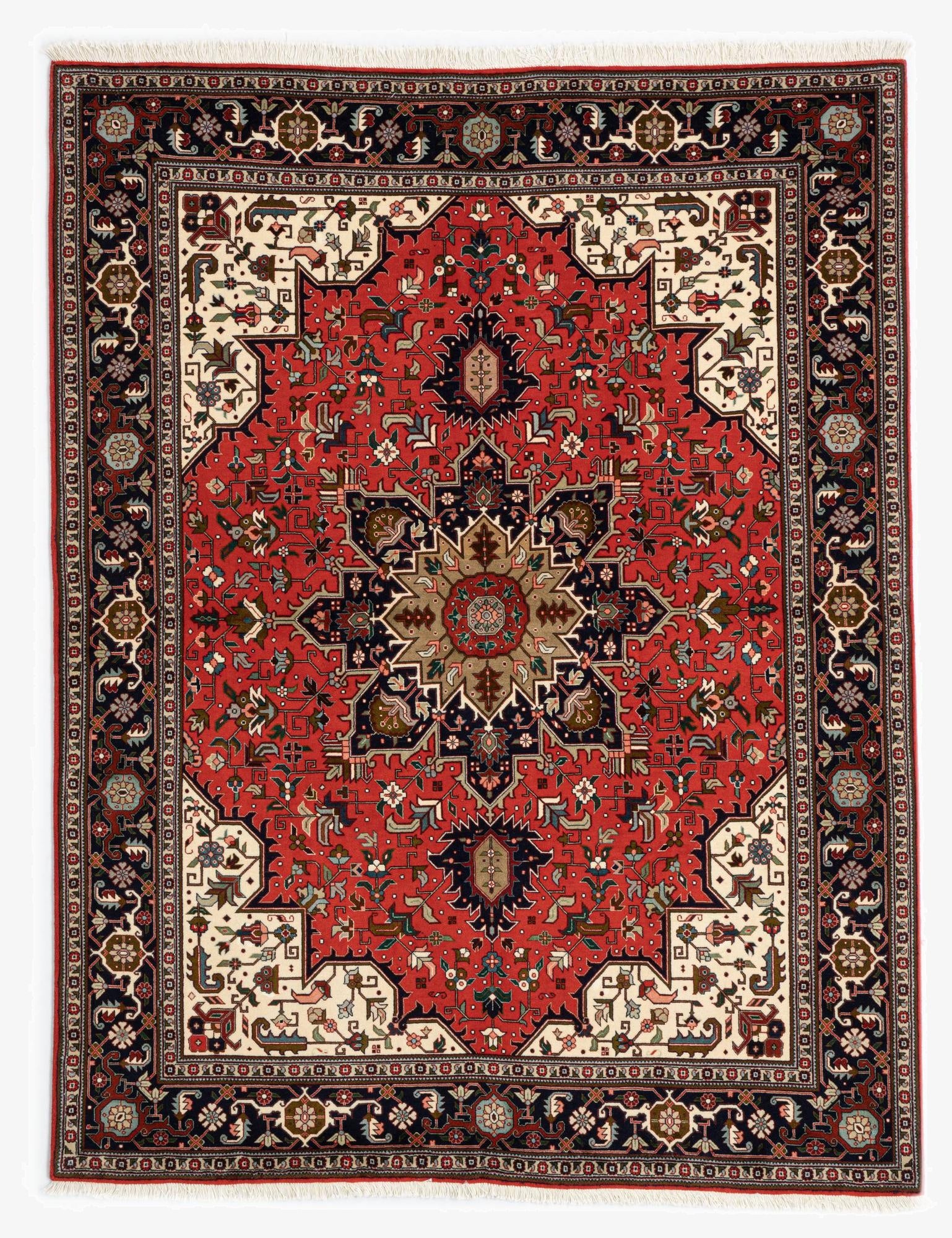 4' 11 x 6' 6 Tabriz Rug