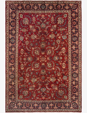 7' 3 x 10' 7 Tabriz Wool Rug