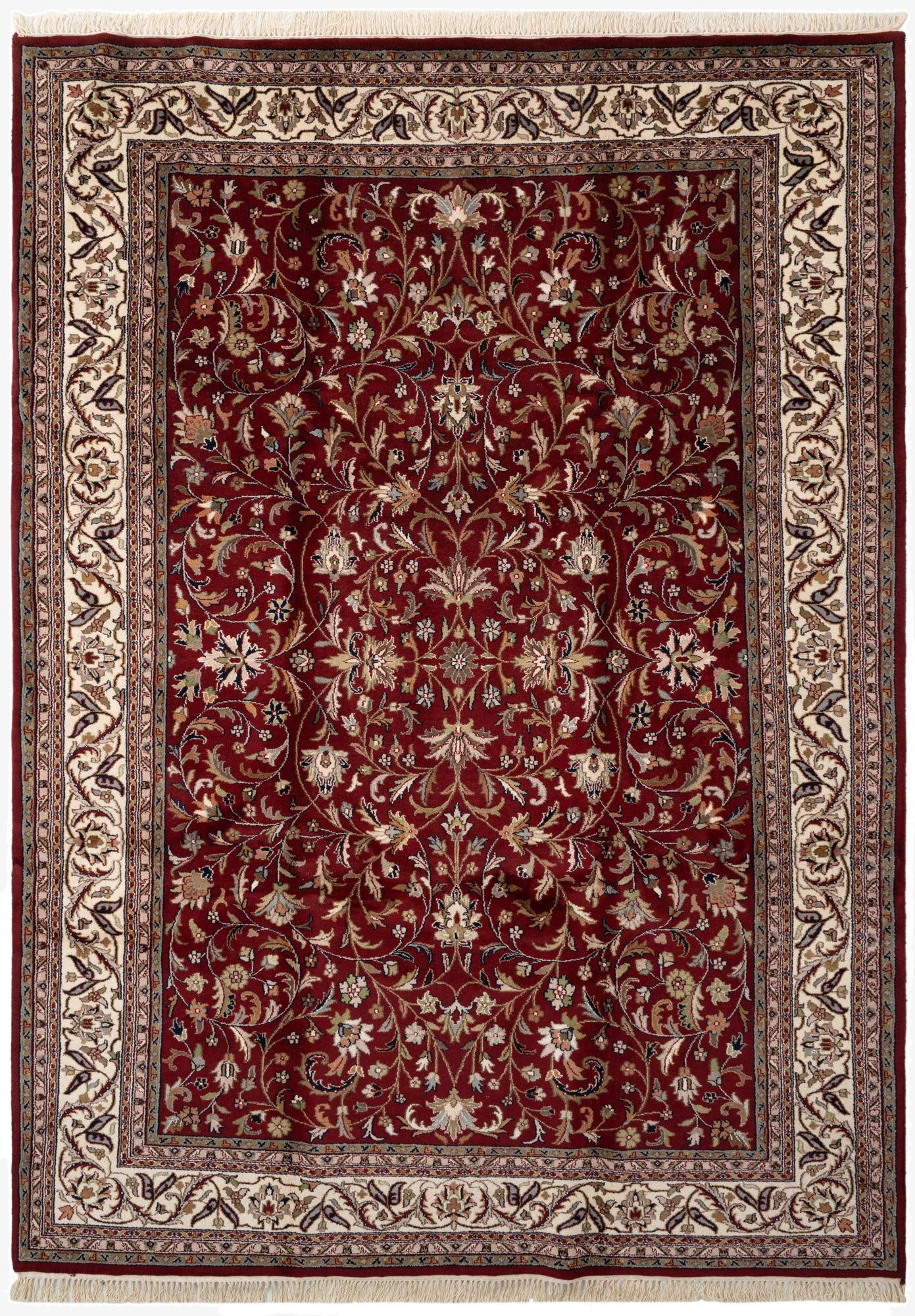 8' x 11' 4  Hand Knotted Tabriz Wool Rug