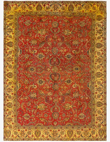 9' 5 x 12' 8 Tabriz Wool Rug