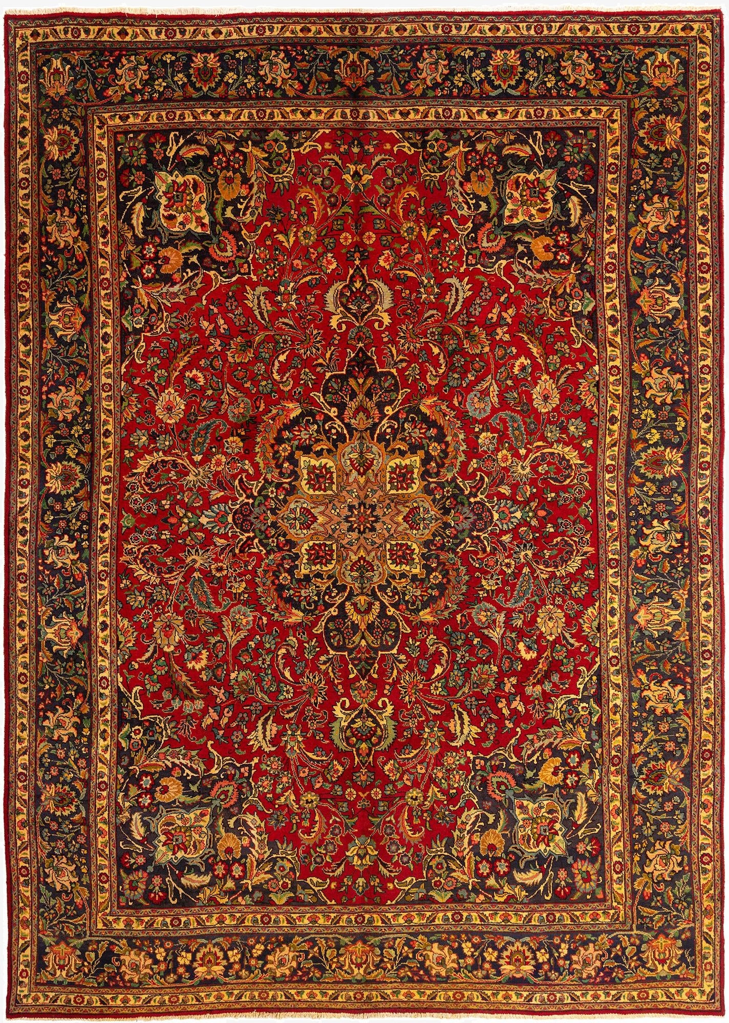 9' 5 x 13' 5 Tabriz Wool Rug
