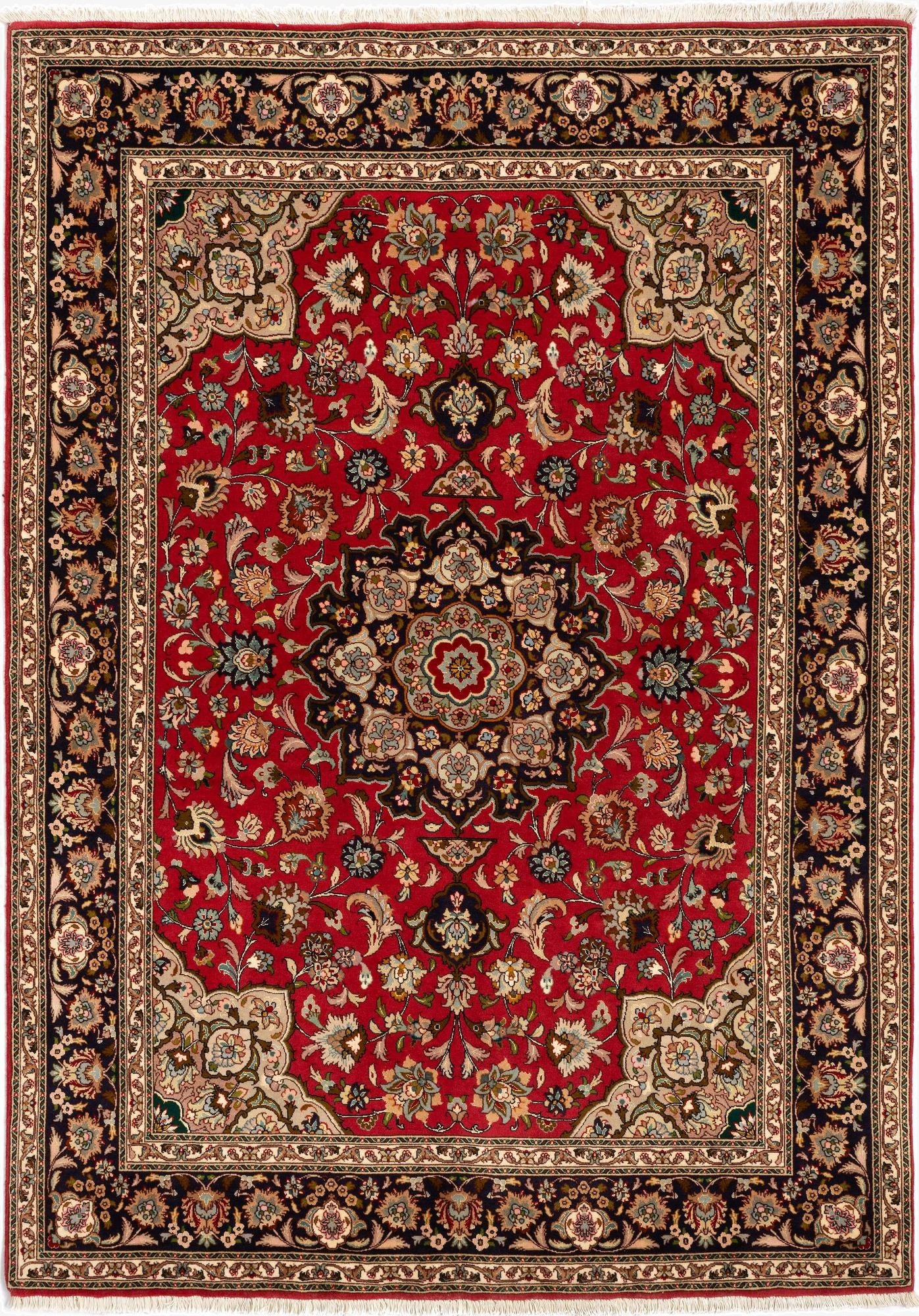 5' x 7' 2 Tabriz Rug