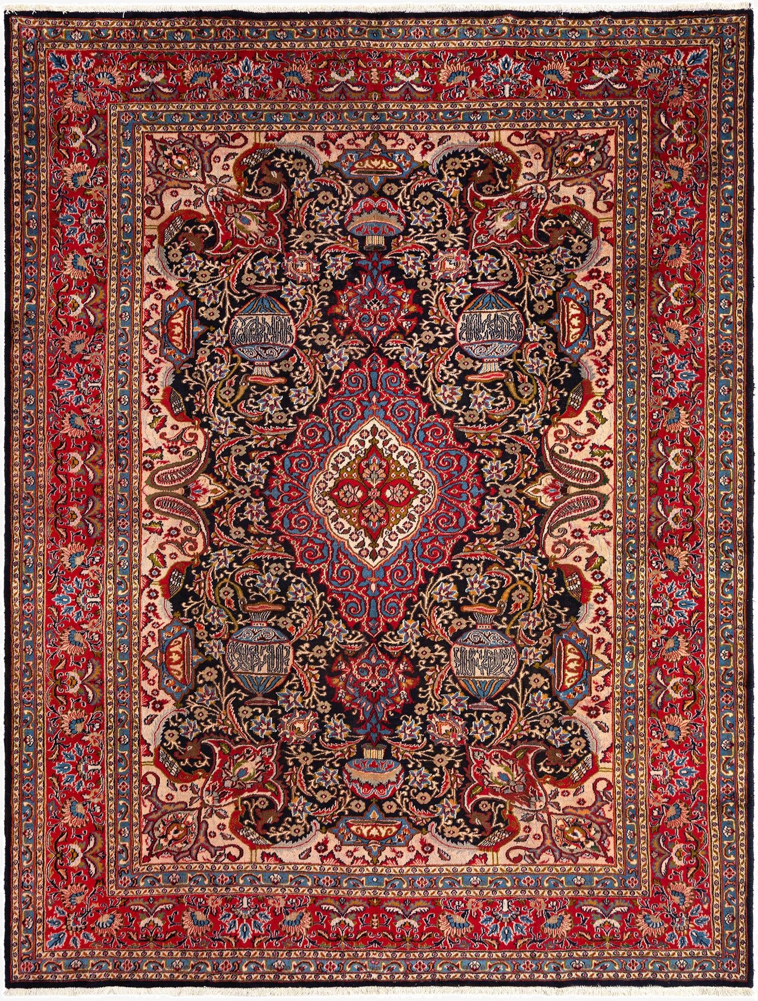9' 7 x 12' 5 Tabriz Wool Rug