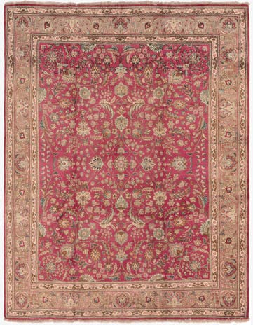 9' 10 x 12' 10 Hand Knotted Tabriz Persian Wool Rug