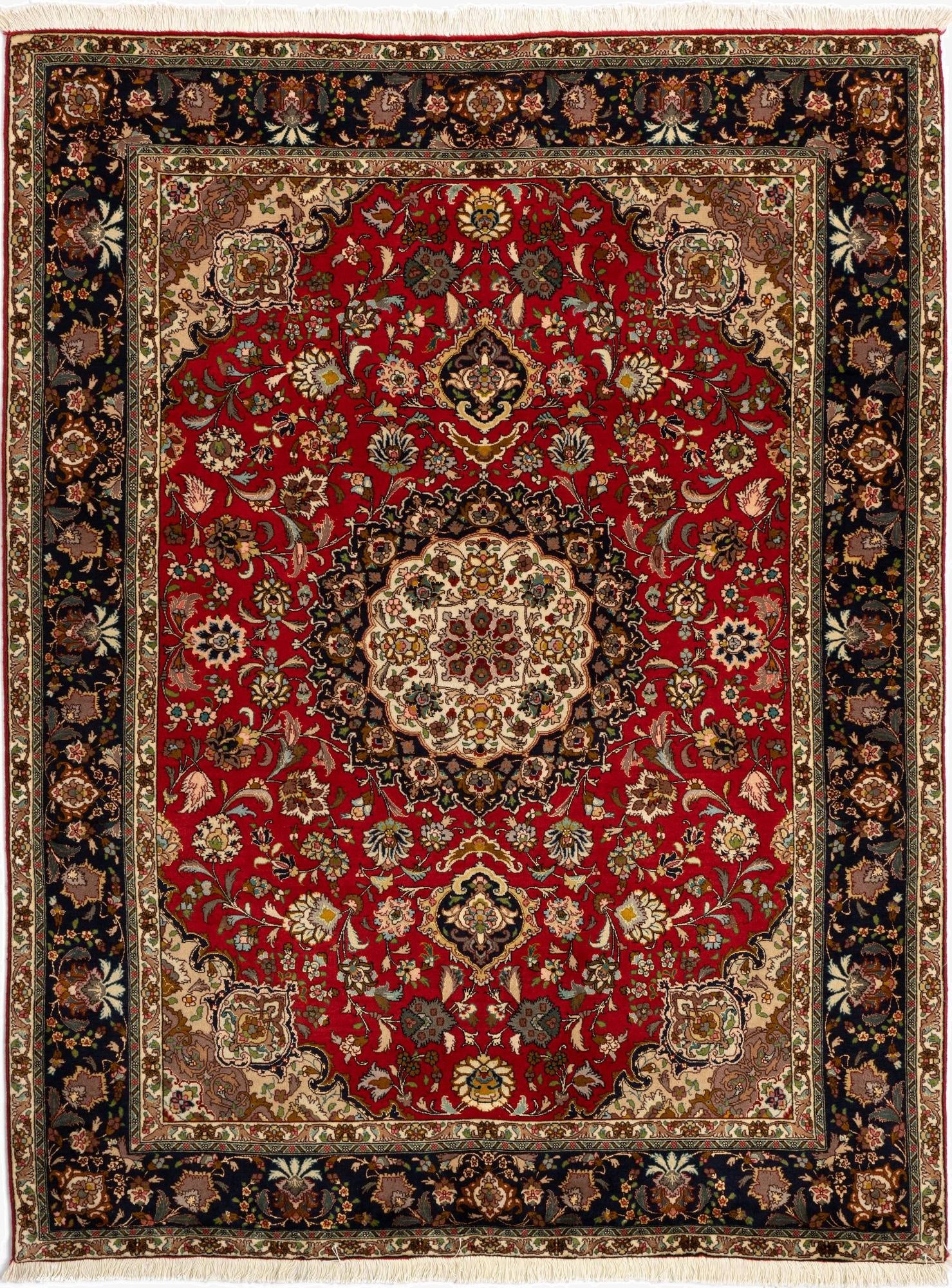 4' 11 x 6' 8 Tabriz Rug