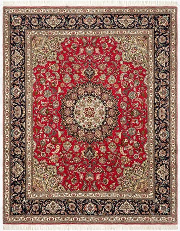 6' 7 x 8' 4 Tabriz Rug