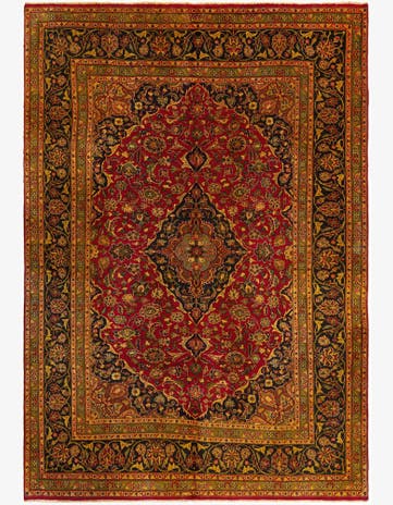 6' 7 x 9' 6 Tabriz Wool Rug