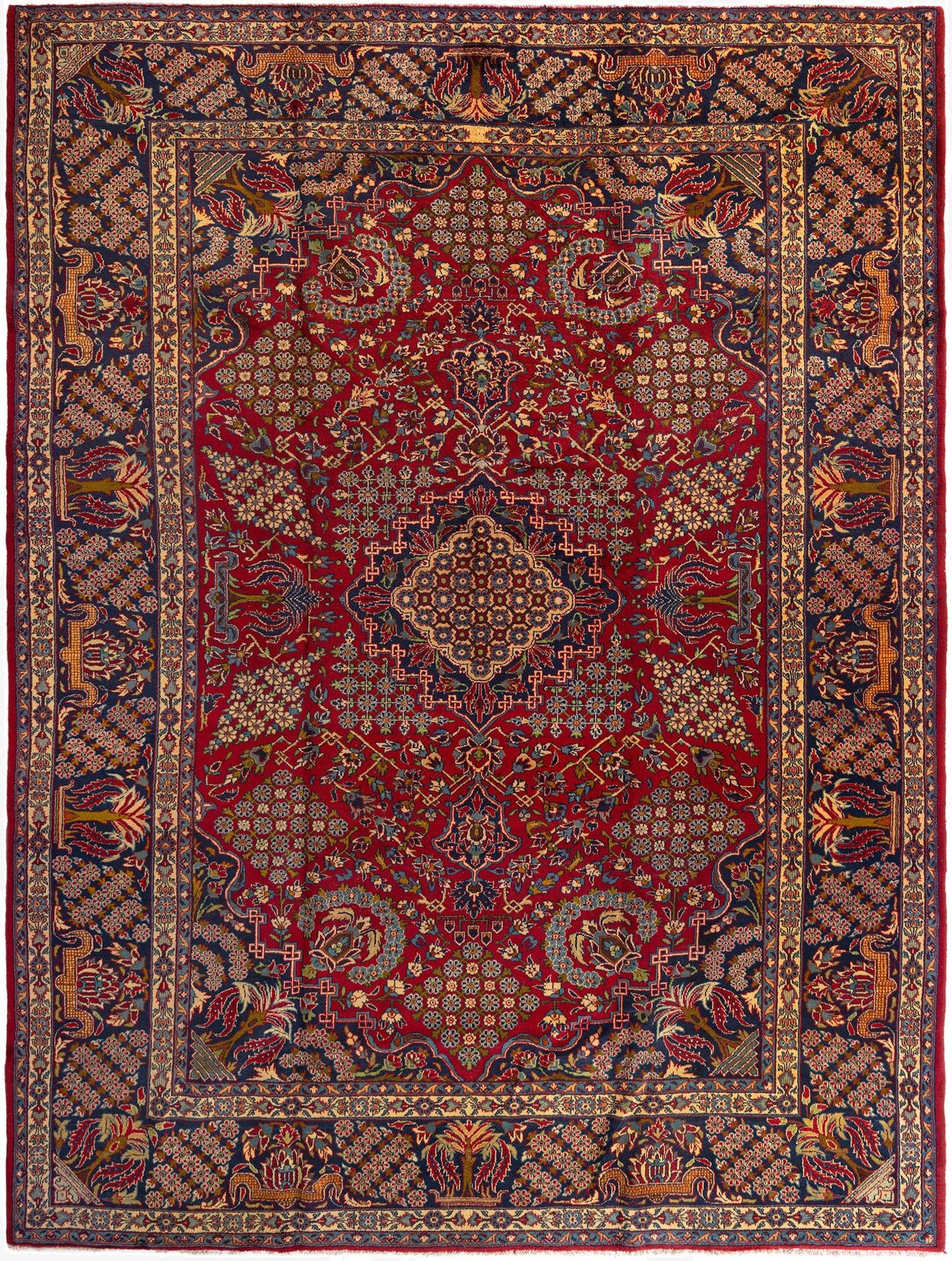 9' 8 x 13' 1 Tabriz Rug