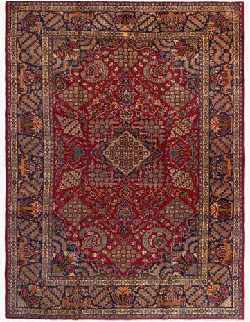 9' 8 x 13' 1 Tabriz Rug