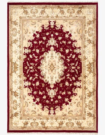 5' 6 x 8' Tabriz Rug