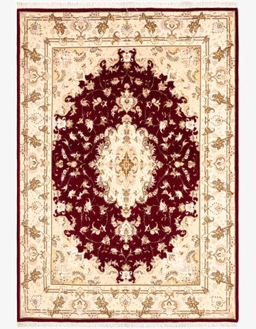 5' 6 x 7' 9 Tabriz Rug