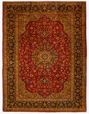 9' 11 x 13' 3 Hand Knotted Tabriz Persian Wool Rug