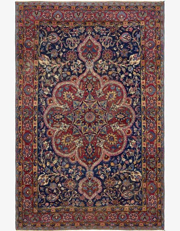 8' 8 x 13' 4 Hand Knotted Tabriz Persian Wool Rug
