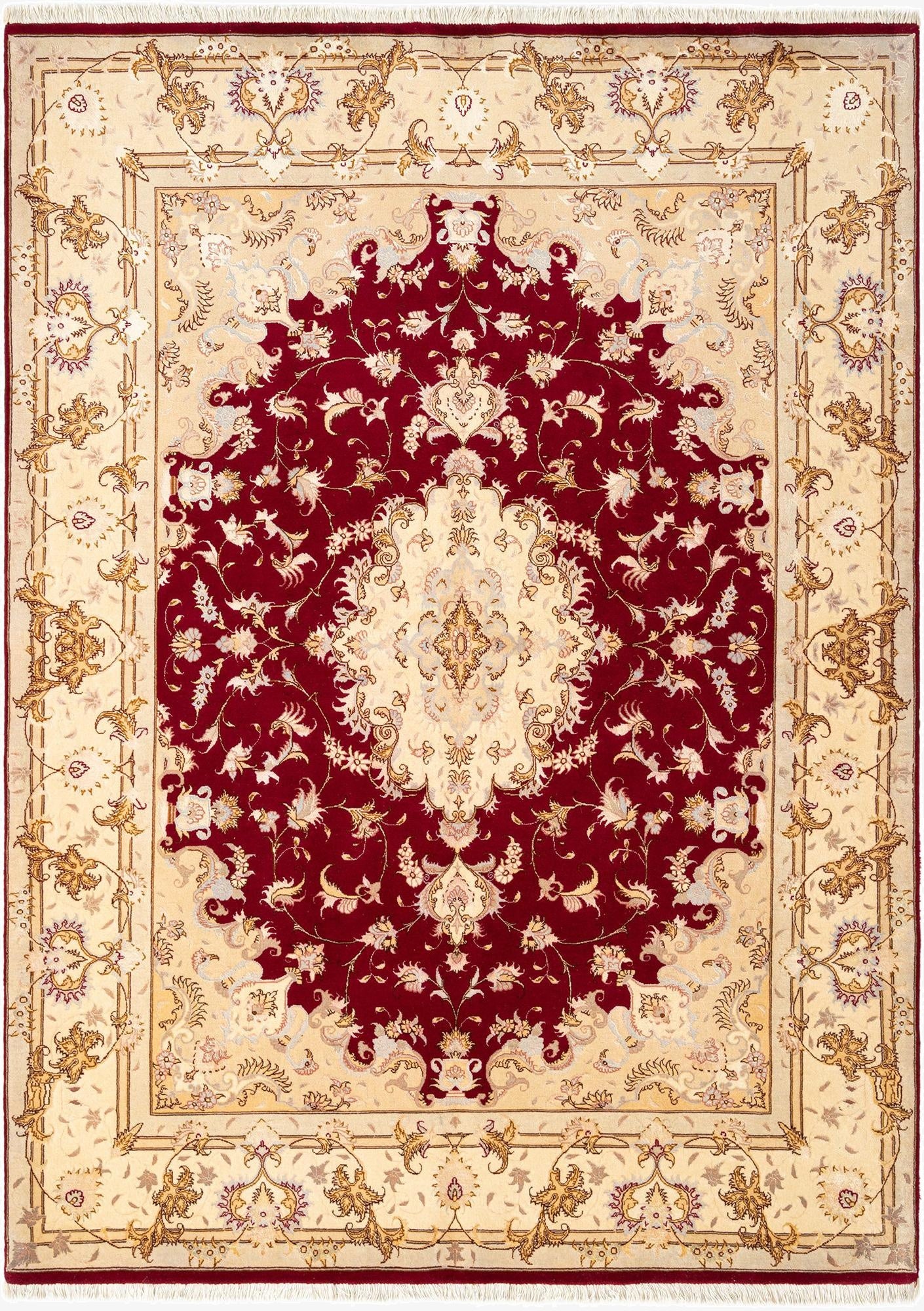 5' 7 x 7' 9 Tabriz Rug
