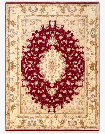 5' 7 x 7' 9 Tabriz Rug