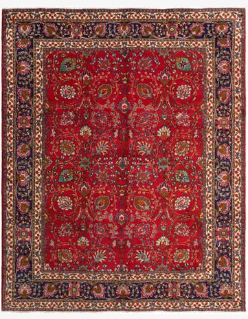 10' 1 x 12' 6 Tabriz Wool Rug