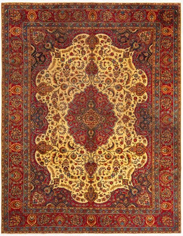 9' 7 x 12' 5 Tabriz Wool Rug
