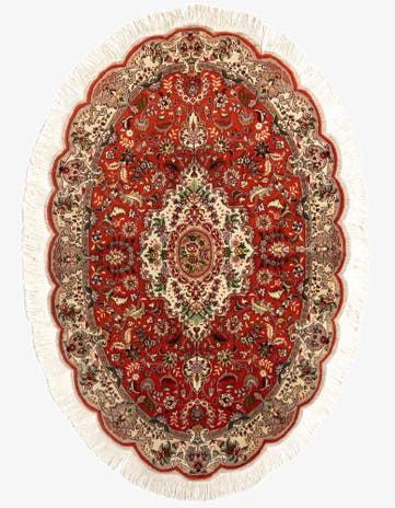4' 3 x 6' 7 Tabriz Rug