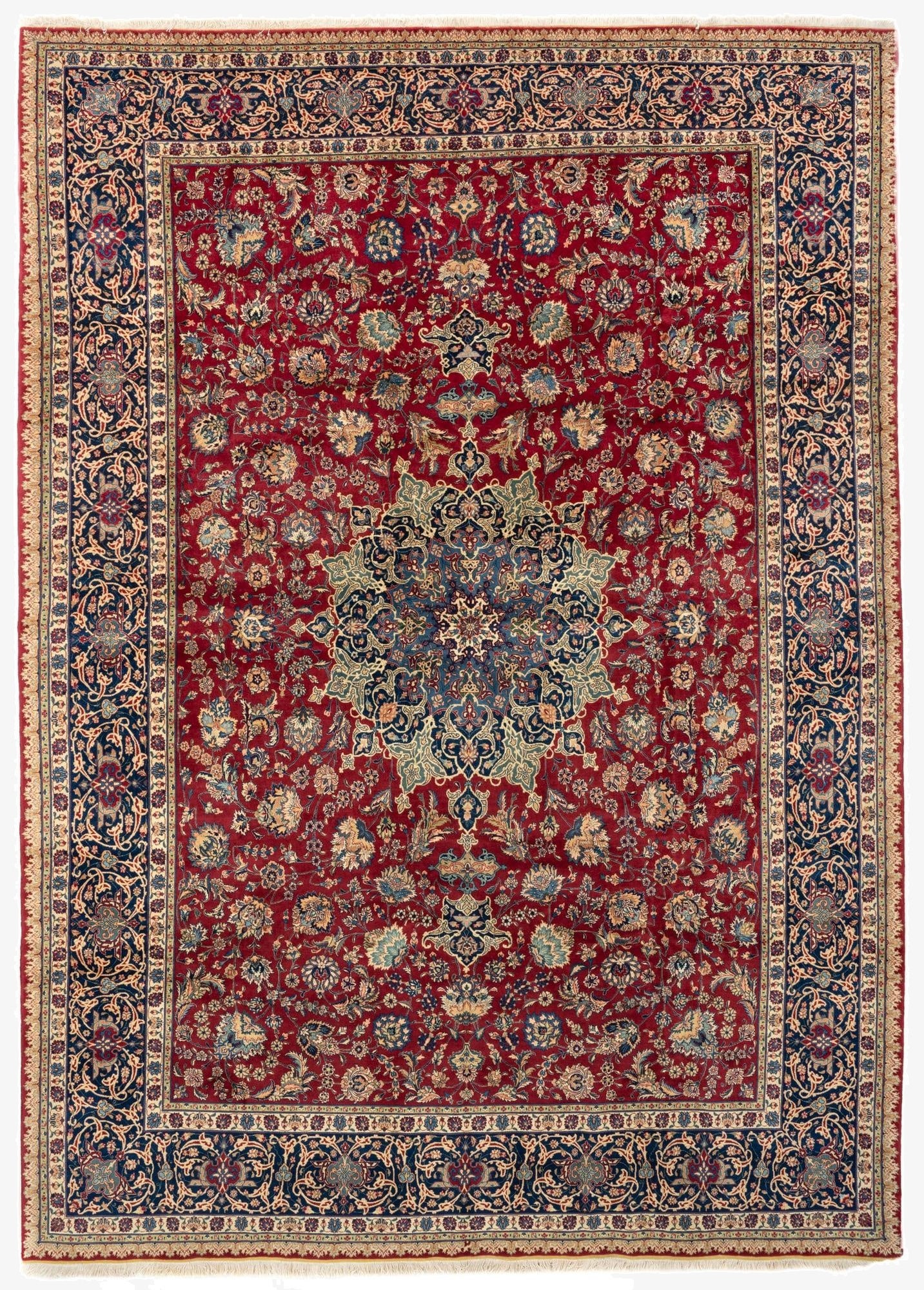 9' 9 x 13' 8 Tabriz Wool Rug