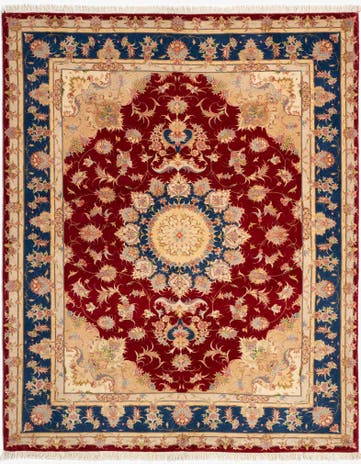 5' 2 x 6' 7 Tabriz Rug