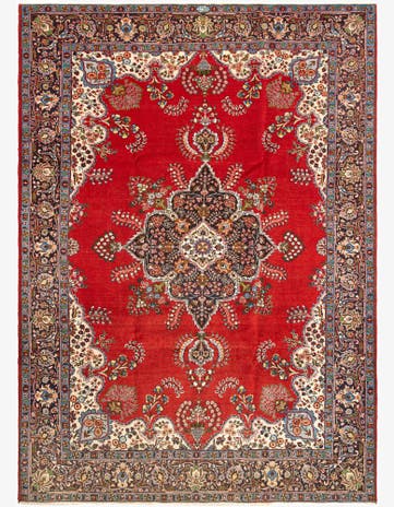 8' 4 x 11' 9 Tabriz Wool Rug