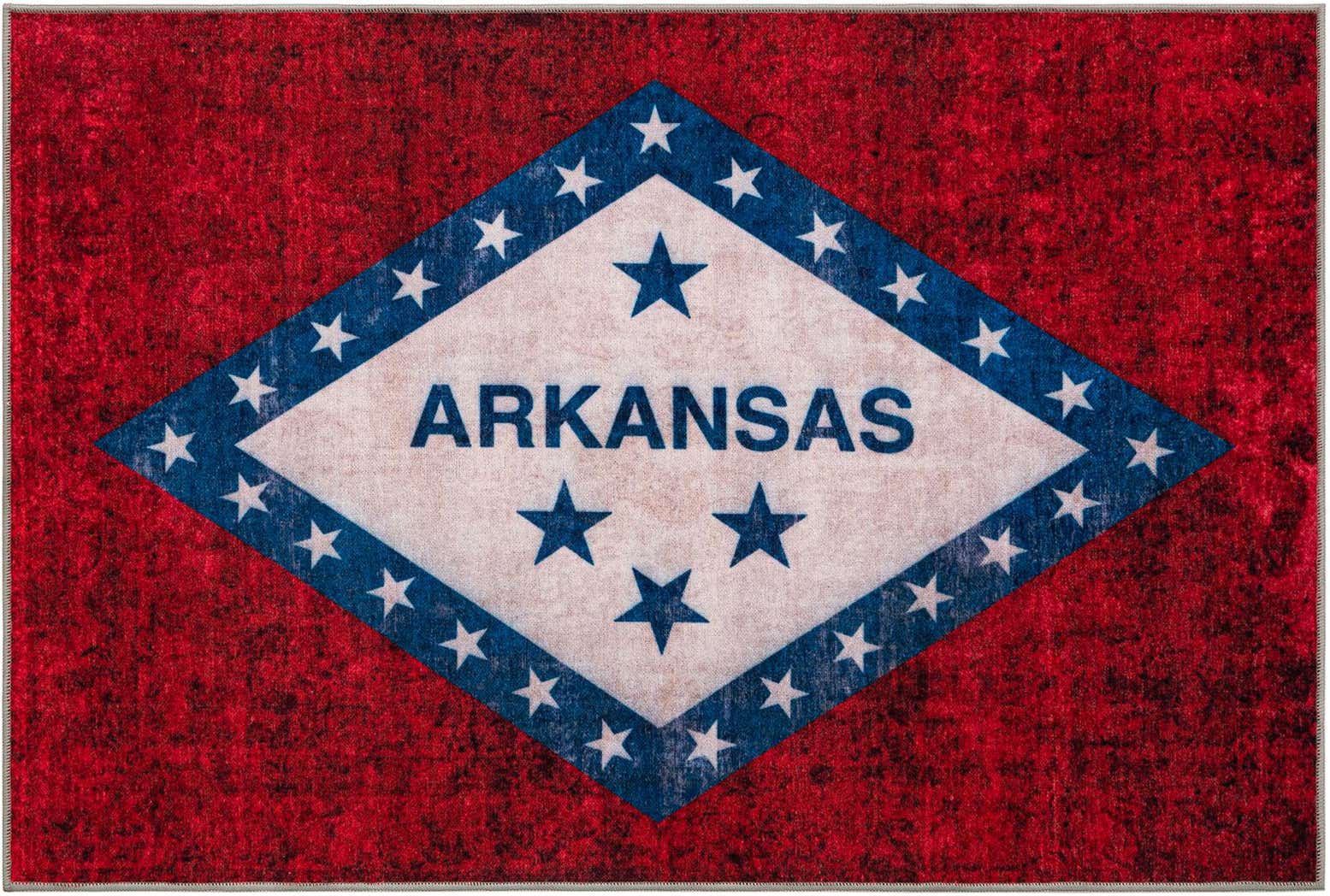 2' x 3' Arkansas The Flag Collection Rug