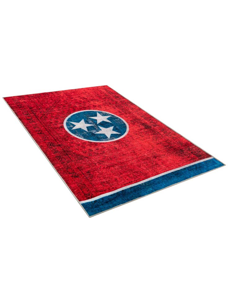 Detail image of 4' x 6' Tennessee The Flag Collection Rug