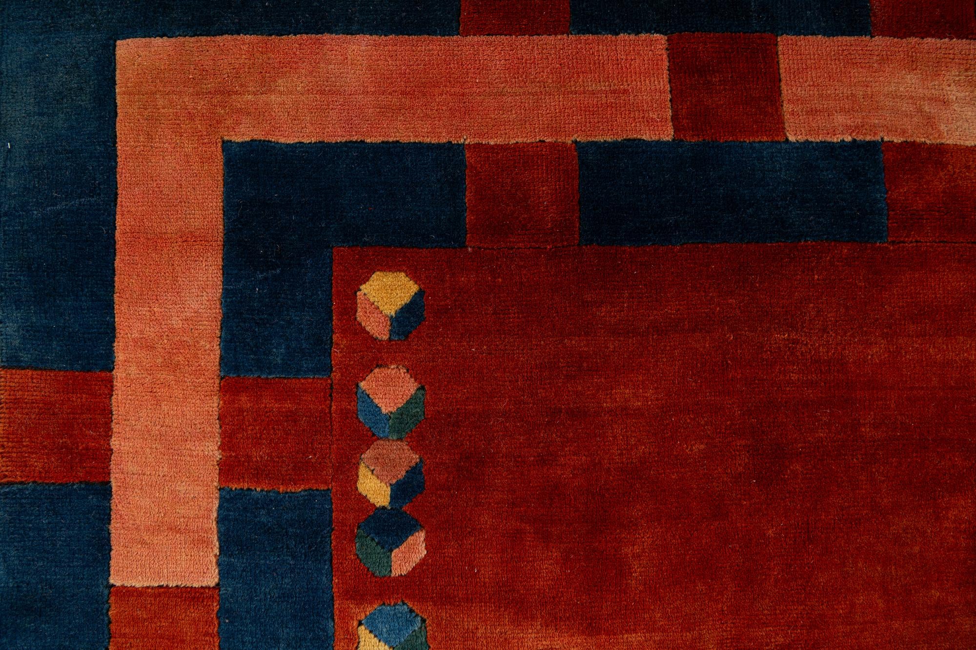 7' 2 x 10' 2 Hand Knotted Tibet Wool Rug