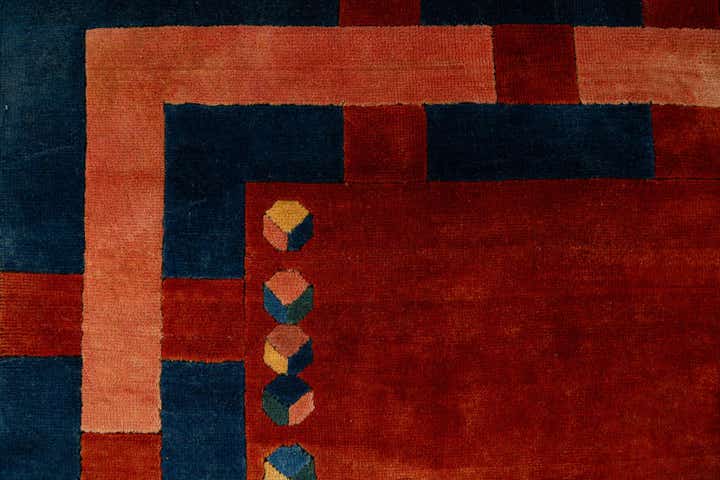 7' 2 x 10' 2 Hand Knotted Tibet Wool Rug