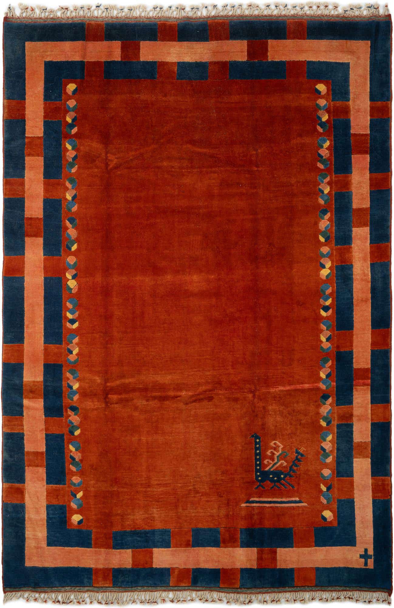 7' 2 x 10' 2 Hand Knotted Tibet Wool Rug